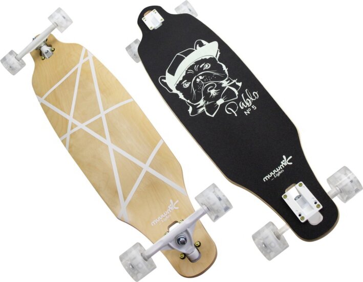 Muuwmi 625 Lights Glow ABEC 7 Pablo Gördeszka - Fekete mintás