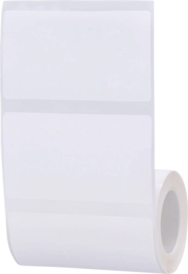 Niimbot 70 x 40 mm Címke hőtranszferes nyomtatóhoz (180 címke / tekercs) - Fehér