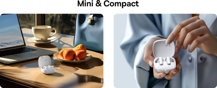 Baseus Bowie E20 Bluetooth Fejhallgató Headset Töltőtokban - Fehér Baseus Bowie E20 Bluetooth Fejhallgató Headset Töltőtokban - Fehér