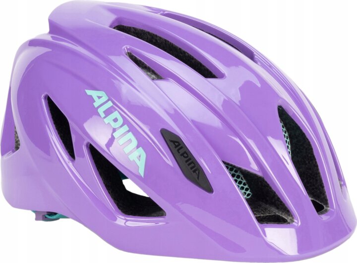 Alpina Pico Gyermek Kerékpáros Sisak - Fényes lila (S 50-55cm)