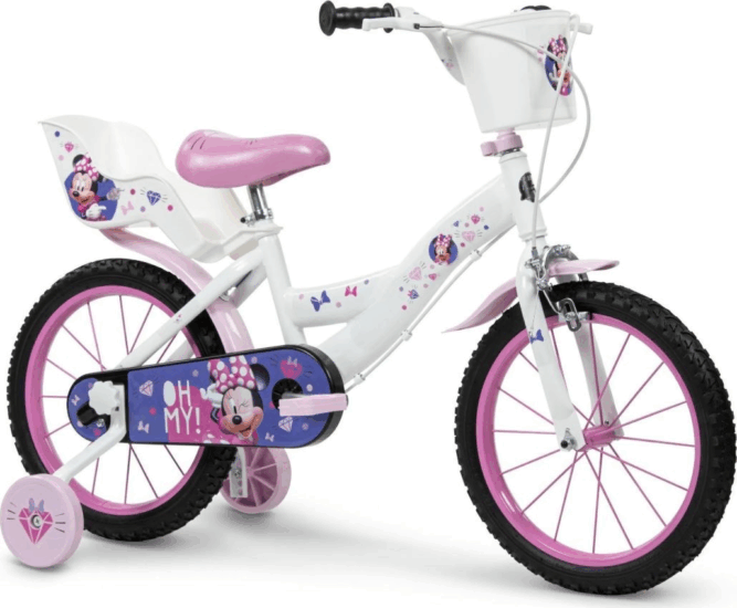 Huffy Disney Minnie egér Gyermek kerékpár 16" - Fehér mintás