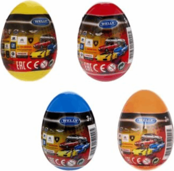 Welly Meglepetés fém autó tojásban 1:60 - Többféle Welly Meglepetés fém autó tojásban 1:60 - Többféle