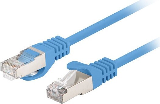 Lanberg PCF6-20CC F/UTP Cat6 RJ45 Patch kábel 1m - Kék 10-es csomag Lanberg PCF6-20CC F/UTP Cat6 RJ45 Patch kábel 1m - Kék 10-es csomag