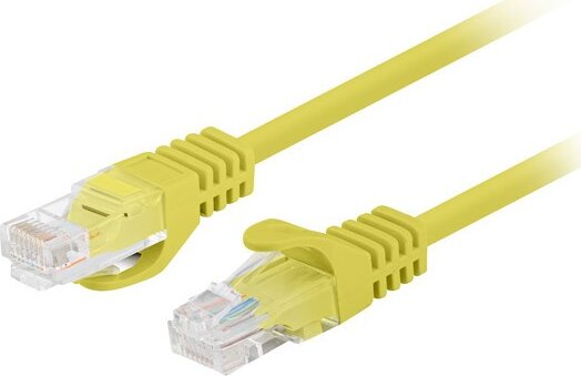 Lanberg PCU6-20CC U/UTP Cat6 RJ45 Patch kábel 3m - Sárga 10-es csomag Lanberg PCU6-20CC U/UTP Cat6 RJ45 Patch kábel 3m - Sárga 10-es csomag