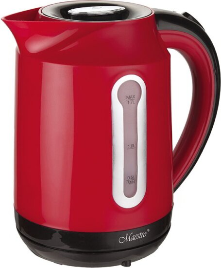 Maestro MR-041 Vízforraló 1.7L 2000 Watt - Piros