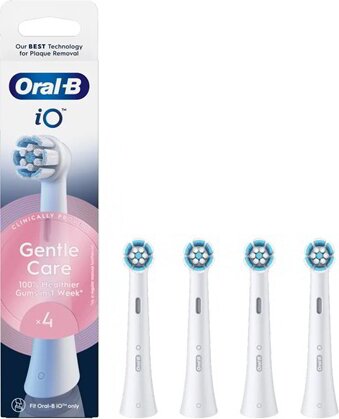 Oral-B iO Gentle Care Elektromos fogkefe Pótfej - Fehér (4db)