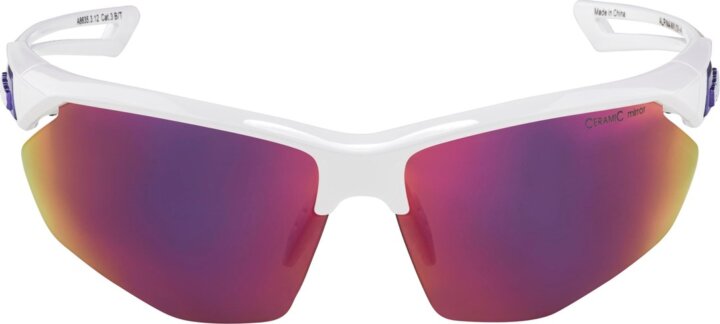 Alpina Nylos HR Cat 3 Félkeretes UV Napszemüveg - Fehér / Lila