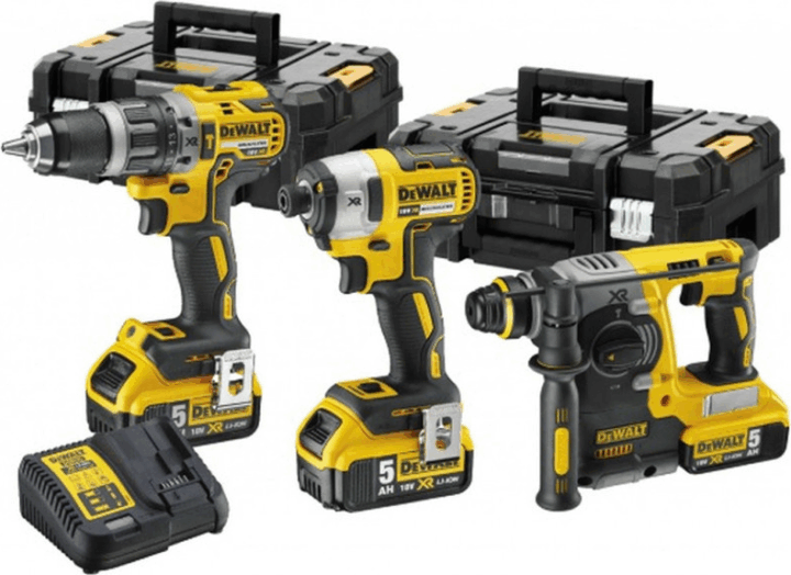 DeWalt DCK368P3T-QW 18V Akkumulátoros gép készlet - Fekete / Sárga