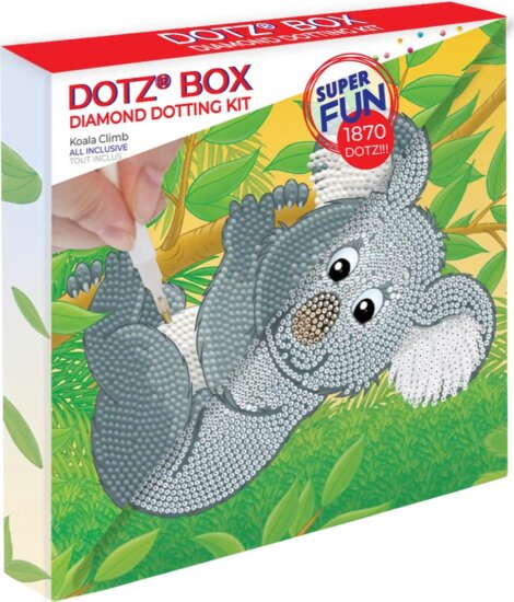 Diamond Dotz Dotz Box Koala képkészítő szett 22 x 22 cm Diamond Dotz Dotz Box Koala képkészítő szett 22 x 22 cm