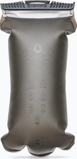 Hydrapak Force Műanyag Összezsugorítható Kulacs 2000ml - Barna