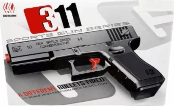 Valósághű Zselégolyót lövő Glock pisztoly