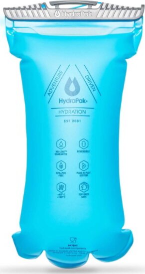 Hydrapak Velocity Műanyag Összezsugorítható Kulacs 1500ml - Világoskék Hydrapak Velocity Műanyag Összezsugorítható Kulacs 1500ml - Világoskék