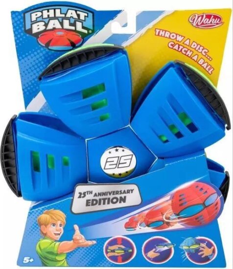 Wahu Phlat Ball Klasszikus frizbi labda 25 éves kiadás - Kék/zöld