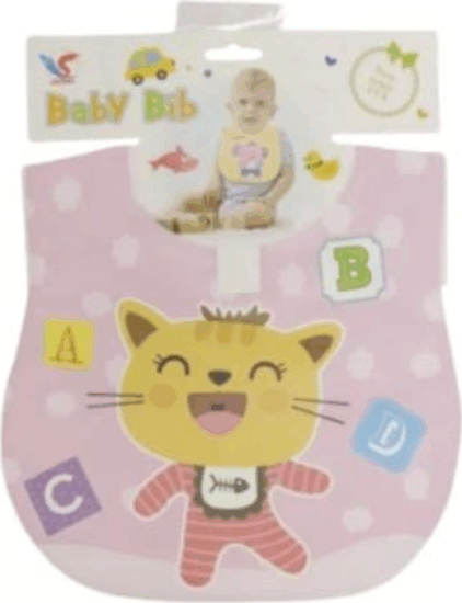 Baby Bib Tépőzáras Előke állatka mintával - Többféle