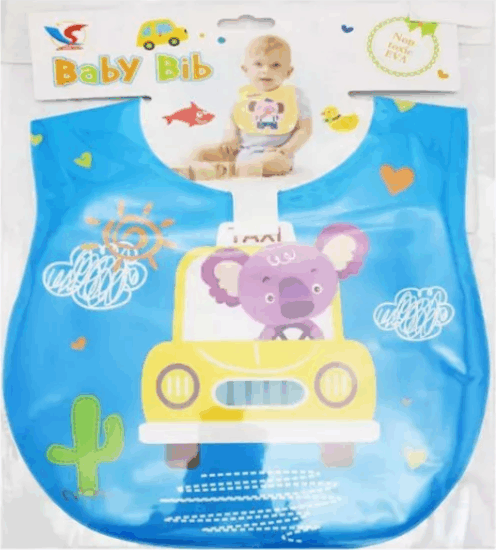 Baby Bib Tépőzáras Előke koala mintával