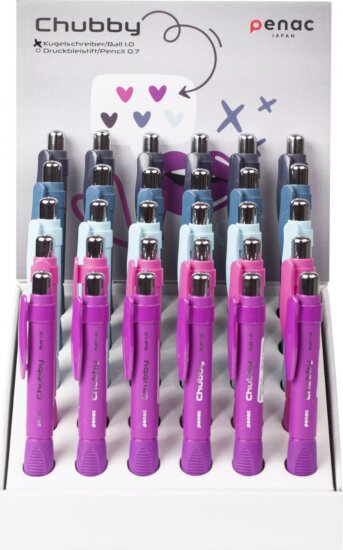 Penac Chubby Nyomógombos golyóstoll 1,0 mm (Kék tinta) - Többféle