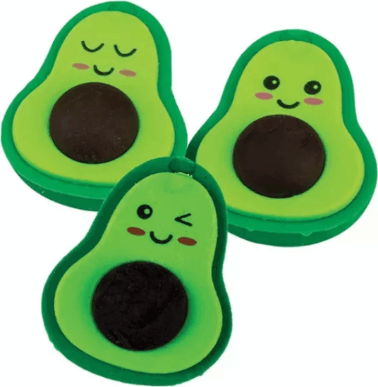 Centrum Avokádó formájú radír ceruzához - Többféle