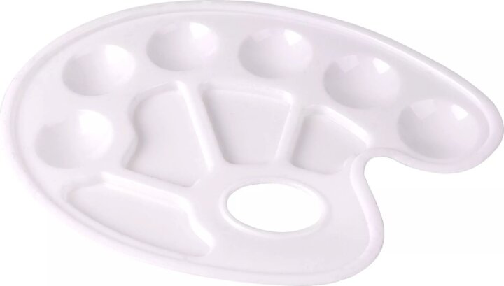 Victoria cool Műanyag Festékkeverő paletta - Fehér