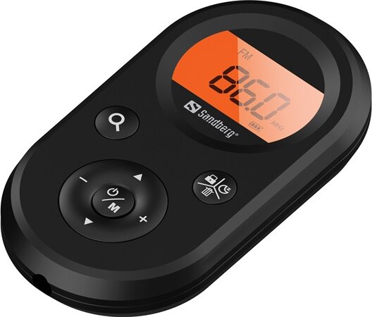 Sandberg 421-02 FM Zsebrádió beépített akkumulátorral - Fekete