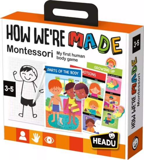 Headu Az emberi test kreatív fejlesztő játék Headu Az emberi test kreatív fejlesztő játék