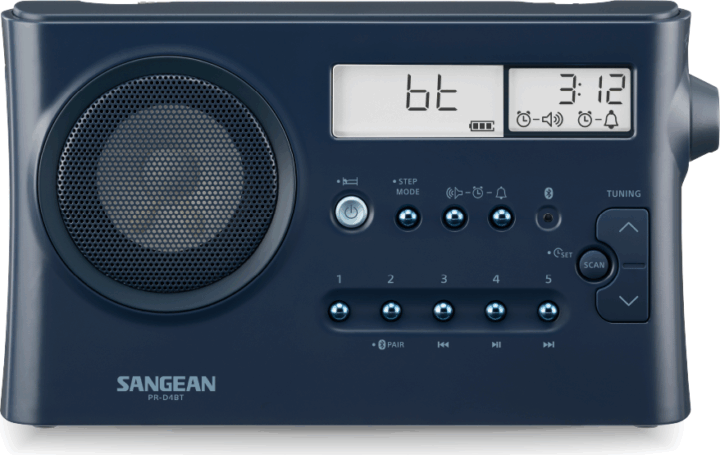 Sangean PR-D4BT Hordozható AM / FM Rádió - Kék
