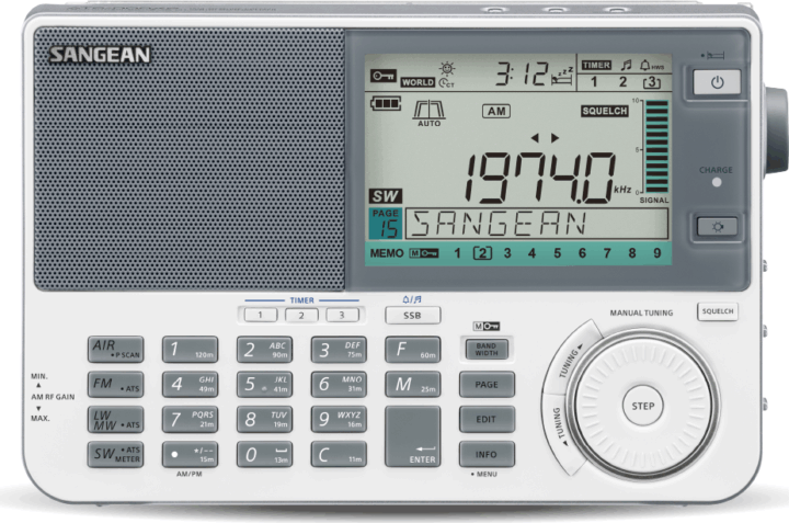 Sangean ATS-909 X2 Hordozható FM / SW / MW / LW Rádió - Fehér