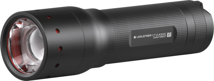 Led Lenser C7 Classic LED Elemlámpa 450 Lumen - Fekete
