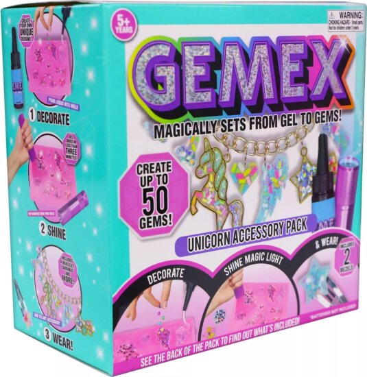 Gemex Gélből önthető drágakő ékszerkészítő szett - Unikornis