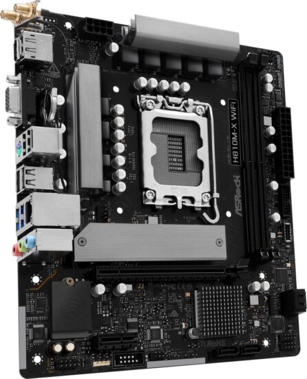 ASRock H810M-X WiFi DDR5 intel s1851 MicroATX alaplap