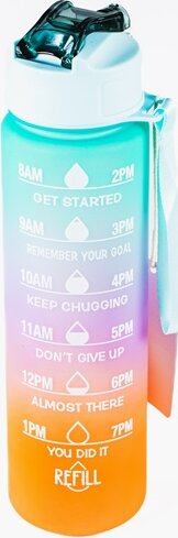 TOO KT-398 Műanyag Motivációs kulacs 900ml - Színes