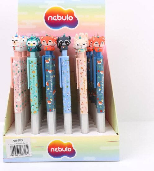 Nebulo Erdei állatkás Nyomógombos mechanikus grafitceruza - Többféle