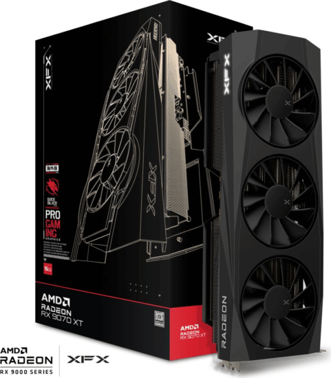 XFX Radeon 9070 XT 16GB GDDR6 Quicksilver Gaming Videókártya