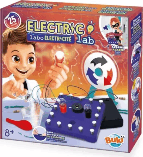 BUKI Villamossági műhely tudományos készlet 22 kísérlettel