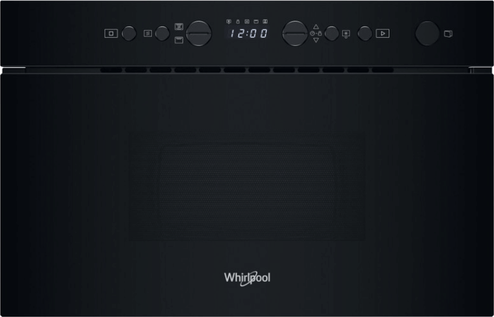 Whirlpool WMN14BB Beépíthető mikrohullámú sütő 22L 750W - Fekete