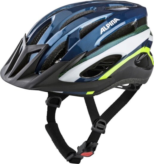 Alpina MTB17 Kerékpáros Sisak - Neon sötétkék (58-61cm)