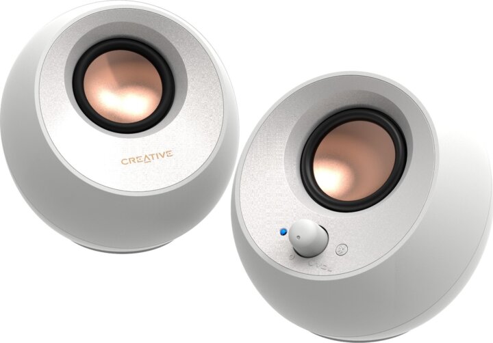 Creative Pebble V3 Hordozható Bluetooth hangszóró pár 2x8W - Fehér Creative Pebble V3 Hordozható Bluetooth hangszóró pár 2x8W - Fehér