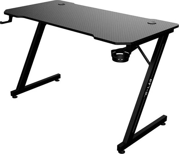 The G-Lab K-DESK YTTRIUM Gamer asztal 120 x 60 x 75 cm - Fekete