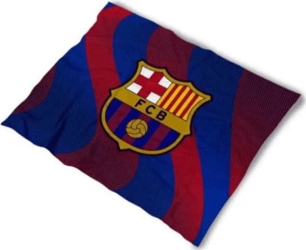 FC Barcelona Címeres Polár pléd 120 x 150 cm - Mintás