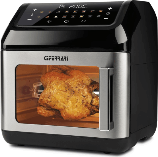 G3Ferrari G10187 AirFryer Forrólevegős sütő 13L 1700 Watt - Fekete