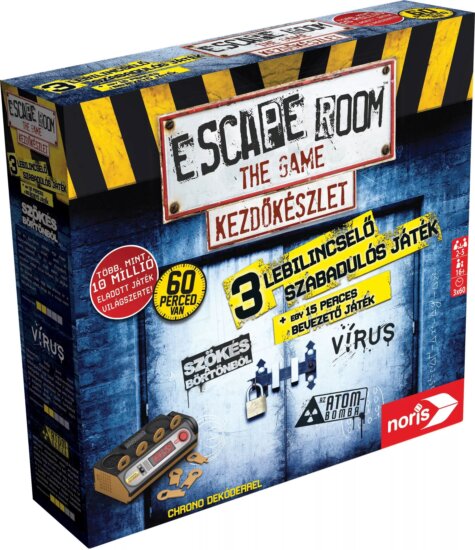 Noris Escape Room 3db Szabadulószoba társasjáték 2024