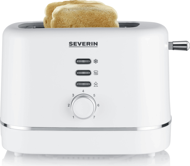 Severin AT 4324 2 szeletes kenyérpirító 850W - Fehér