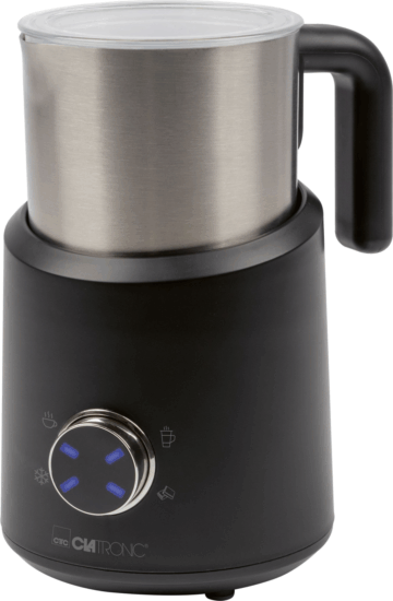 Clatronic MS 3812 Rozsdamentes acél Tejforraló edény 0,74L - Ezüst / Fekete