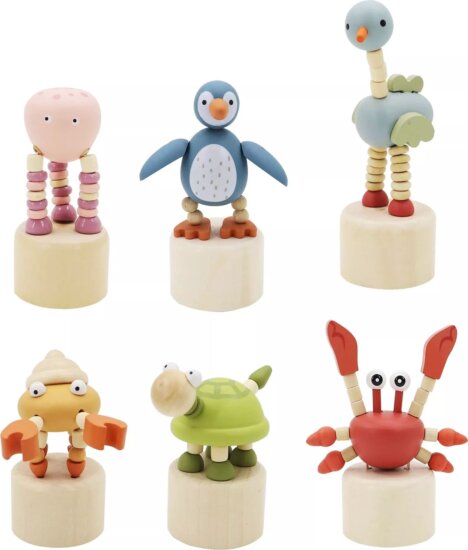 Klikk-klakk tengeri állatka Fa figura - Többféle