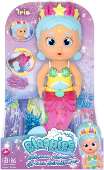 Imc Toys Bloopies Mókás Sellőbébi csillogó uszonnyal 2. széria - Iris