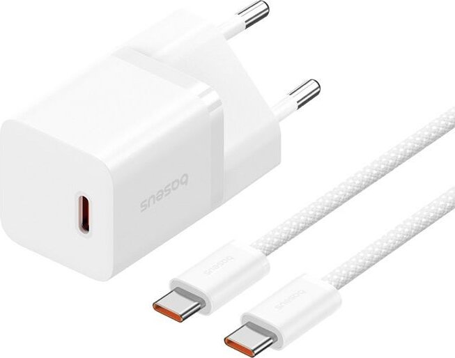 Baseus GAN5 1xUSB-C Hálózati töltő 30W - Fehér
