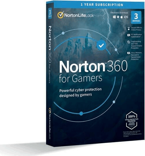 Norton 360 Gamer 50GB HUN Online vírusirtó szoftver (3 PC / 1 év)