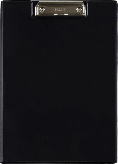 Karton PP PVC A4 Fedeles felírótábla - Fekete