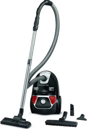 Rowenta RO 3955 Compact Porzsákos Porszívó 900W - Fekete / Piros