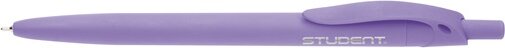 ICO Student D12 Nyomógombos golyóstoll (Kék tinta / 0.7mm) - Lila