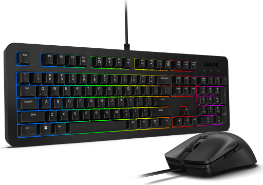 Lenovo Legion KM310 RGB Vezetékes Gaming Billentyűzet és Egér US - Fekete